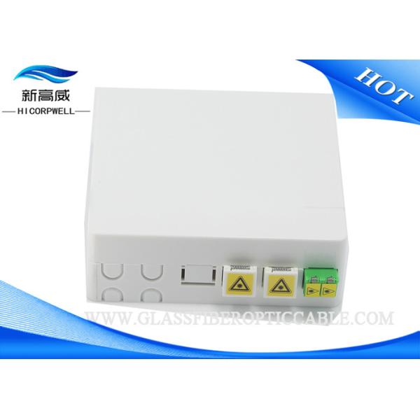 Buy Wall Mount Fiber Optic Termination Box , SC Fiber Optic Cable Termination Boxes at wholesale prices