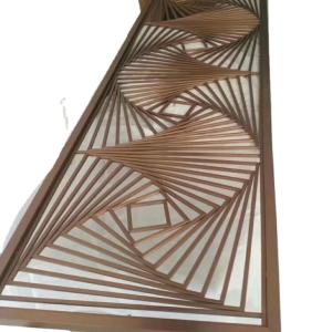 China Modern home decor hollow metal art screen room dividers partition on sale
