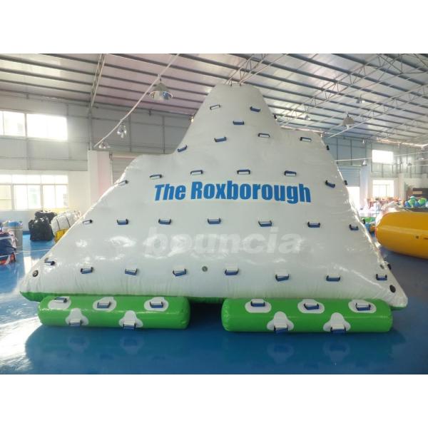 One Side Sliding and Three Sides Climbing Inflatable Water Iceberg