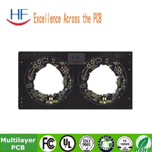 Black Oil 4 Mil Multilayer PCB Print Circuit Board KB FR4 Base Material