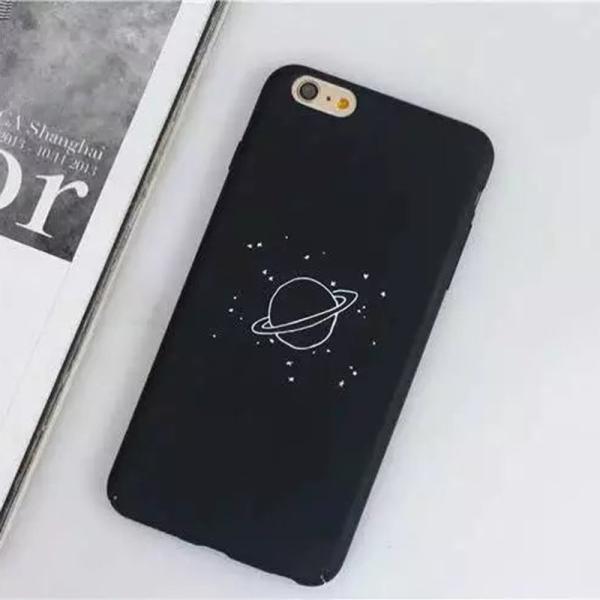 Buy Scrub Hard PC Minimalist Planets Back Cover Cell Phone Case For iPhone 7 6s Plus at wholesale prices