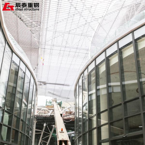 Q235B Steel Structure Construction for Gallery Showroom Office Building Shopping Mall