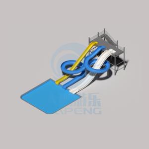 OEM Amuse Water Park Kids Playground Rides Fiberglass Pool Slides