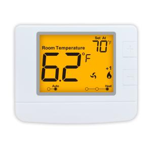 Wall Mount Non Programmable Thermostat 24V Blue Backlight