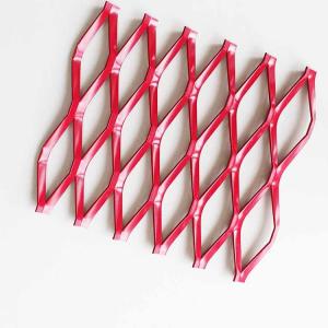 Quality A6063 Anode Anodizing Expanded Aluminum Mesh For Curtain Wall for sale
