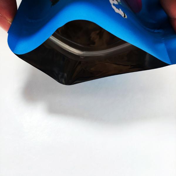 Mini Square Custom Aluminum Foil Mylar weed Bags Smell Proof 3.5g Plastic Pouch