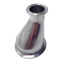 Sanitary 304 316L Stainless Steel Tri Clamp Connection Eccentric Reducer/ Dairy Pipe Transition Pipe Fittings 1/2''-12.0