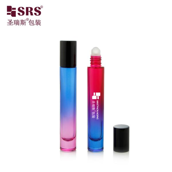 10ml Round Shape Empty Glass CLear Thick Bottom No Leakage Essential Oil Roller Bottles