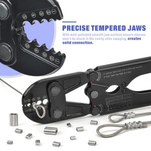 Durable industrial Crimp Sleeve Tool , Multipurpose Swage Sleeve Crimping Tool