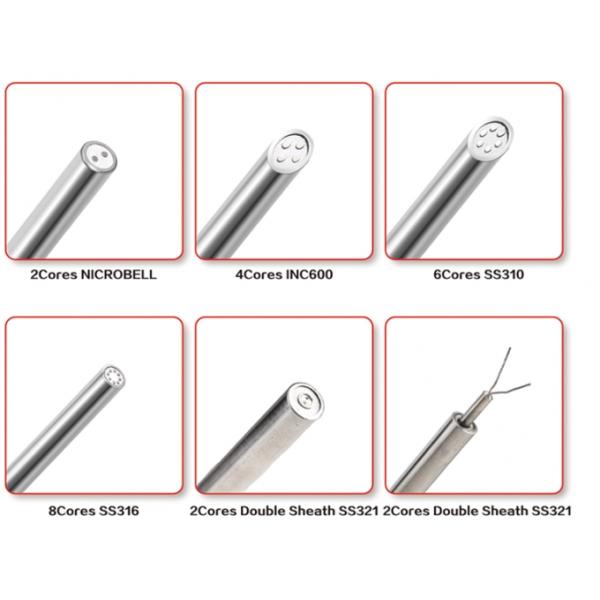 Type J JP JN SS321 MI 3.2mm Mineral Insulated thermocouple Cable 2