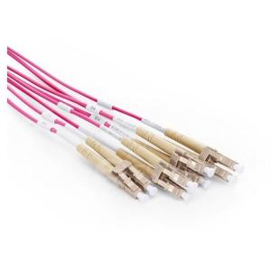 Purple FTTB Female Male UPC APC Mpo Fanout Cable