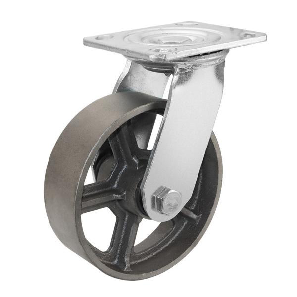 4 5 6 8inch Heavy Duty All Iron Steel Swivel Caster Wheel