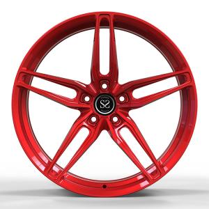 Dodge Durango 20x8.5 5x127 Gloss Red 1-PC Rims