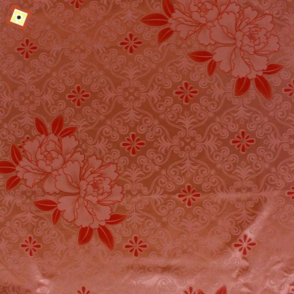 Orange Mattress Quilting Fabric Woven Warp Knitting Printing
