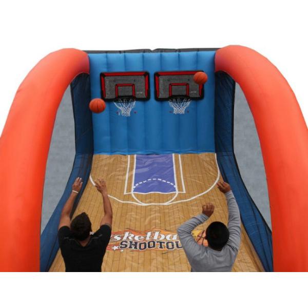 Amusement Park Inflatable Sports Games Basketball Shootout PVC Material Waterproof