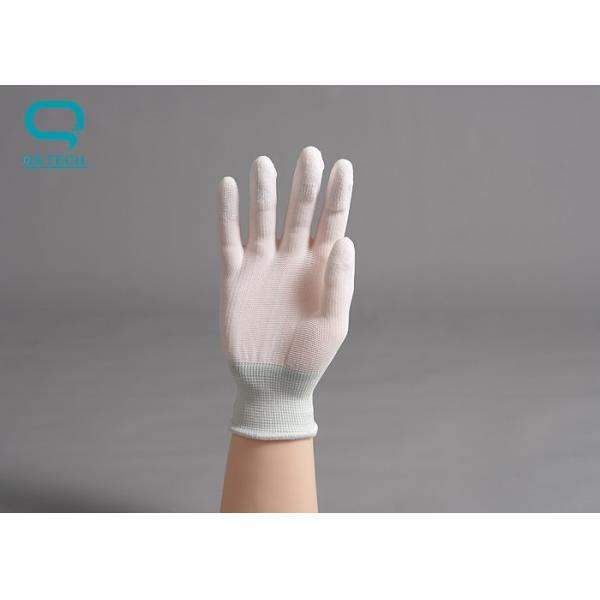 Buy Antistatic Strip ESD Gloves Top Fit Cleanroom Polyester Fabric at wholesale prices