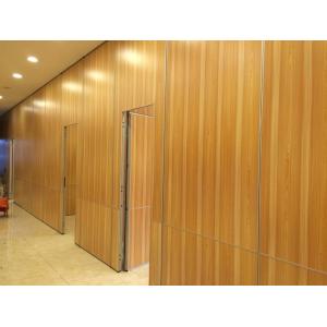 Movable Aluminium Track Sliding Roller Hotel Folding Partition Wall Commercial