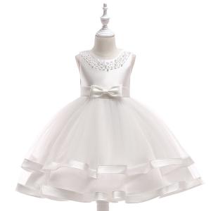 European and American new summer children's clothing mesh princess puffy dress