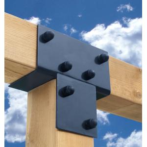 Steel Corner Connection Support Wooden Posts Pergola Bracket Kits for B2B