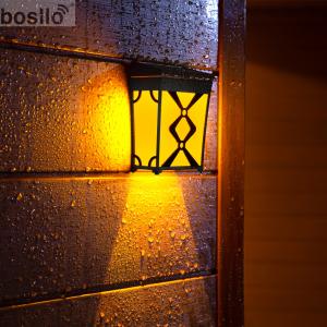 ABS Material Outdoor Wall Lights Waterproof Retro Solar Light