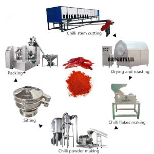 Chilli Powder Pulverizer Machine 1000 KG SUS304 Spice Grinder