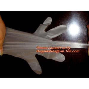 Wholesale gloves transparent plastic glove disposable clear pe medical glove