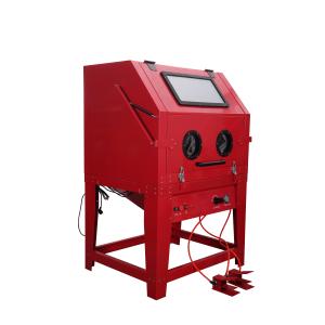 AA4C 1000L Industrial sandblasting cabinet rust removing sandblaster heavy duty