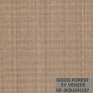 Engineered Wood Veneer Rough Grain Wood Veneer Top A / B Grade