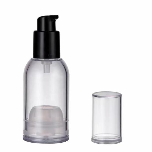 Buy PP Airless Dispenser Bottles with Smooth Surface and Frosted Finish at wholesale prices