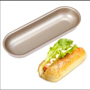 RK Bakeware China Foodservice NSF Aluminum Nonstick Hotdog Shaped Pan
