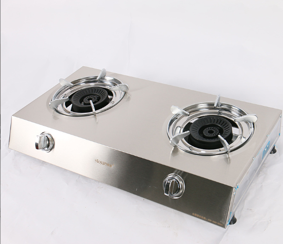 Fierce gas cooker kitchen desktop stainless steel natural gas liquefied gas double-burner stove