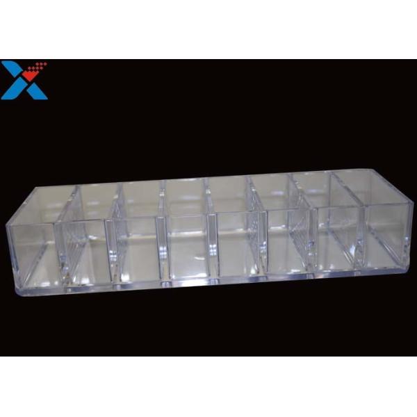 Clear Acrylic Makeup Organiser Display Box For Blush / Powder Foundation