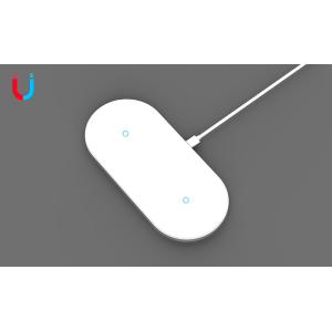 Magnetic ABS PC 20W 205KHz Twin Coil Qi Charger Pad