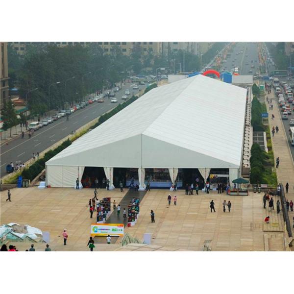 Customized Big Outside Event Tents PVC Structure Exhibition Tent For Canton Fair