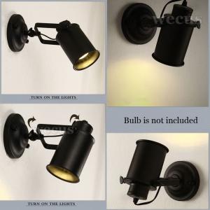 Industrial vintage loft retro wall lamp restaurant Bar cafe adjustable wall