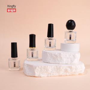 8ml Empty Glass Oversized Unique Gel Nail Polish Bottles With Cap Brush
