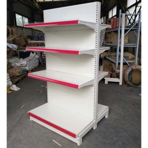 Factory Custom Size gondola shelving double-sided mart racks supermarket Large