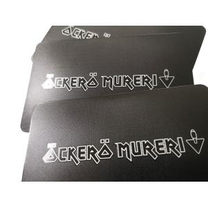 Metal Plate Etching Stainless Steel Business Cards With Matte Surface