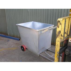 Lightweight Tipping Bins Forklift Attachment Quick Tip Bins