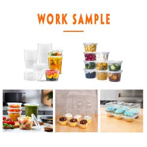 10m Knife Food Plastic Packing Container Making Machine 12m Semiautomatic