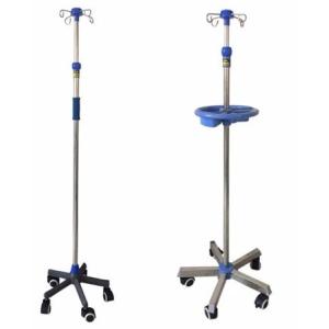 High Quality Hospital Medical Infusion Stand Stainless Steel Collapsible Save