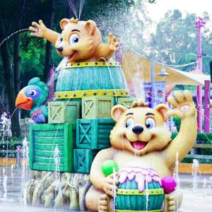 Unique Stainless Steel Outdoor Splash Pad Outdoor Water Playground