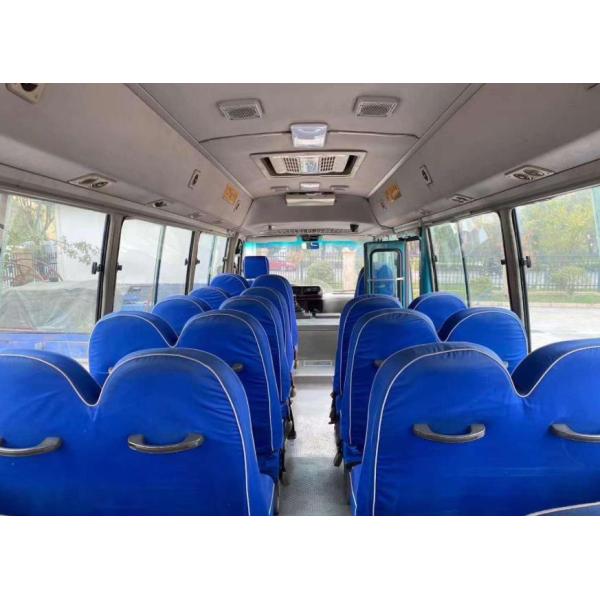 Golden Gragon Coaster 26 Seats Hino Engine Bus Green Color 100km/H