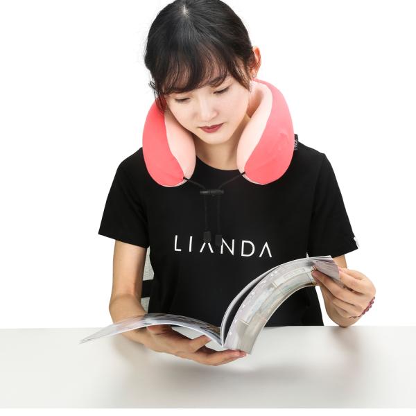 45 D Density Car Neck Rest Pillow , Inflatable Neck Support Travel Pillow