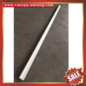 Quality Frontal alu Aluminum aluminium metal fixing bar profile connector for diy pc polycarbonate awning canopy for sale for sale