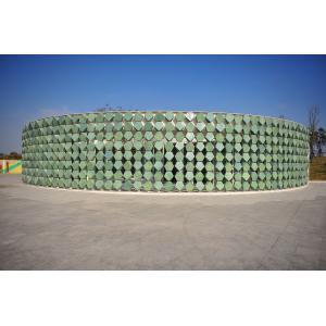 Custom Made Shape Terracotta Facade Panels , External Rainscreen Cladding