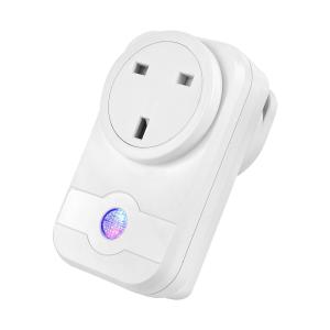 Tuya 13A UK Smart Plug , OEM Wifi Smart Power Socket With Overload Protection