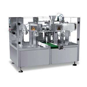 Fully Automatic Rotary Granule Pouch Filling Sealing Machine Premade Bags