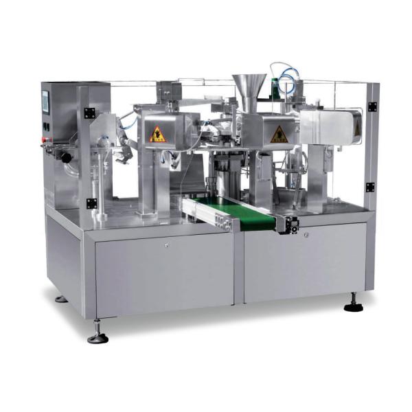 Fully Automatic Rotary Granule Pouch Filling Sealing Machine Premade Bags