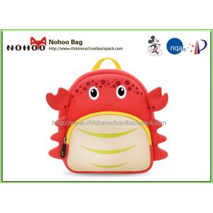 Quality Double Shoulder Cute Toddler Girl Backpacks With Cute Crab Style for sale